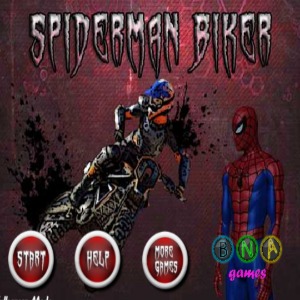 Spiderman-Biker